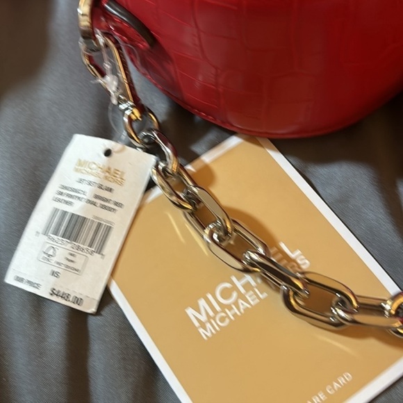 Michael Kors jet set glam red Crossbody NWT​​​ - Picture 8 of 9